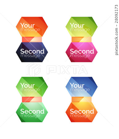 Vector shiny blank web option boxes Vector shiny blank web option boxes 28092173