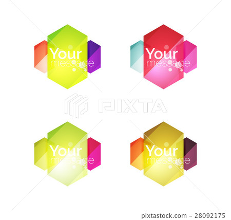 Vector shiny blank web option boxes Vector shiny blank web option boxes 28092175