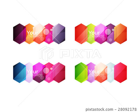 Vector shiny blank web option boxes Vector shiny blank web option boxes 28092178