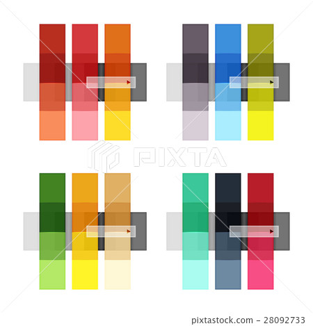 Vector blank stripes and lines infographics 28092733