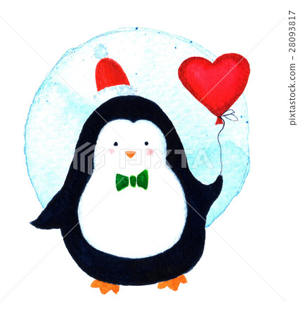 Cute of a penguin cartoon 28093817