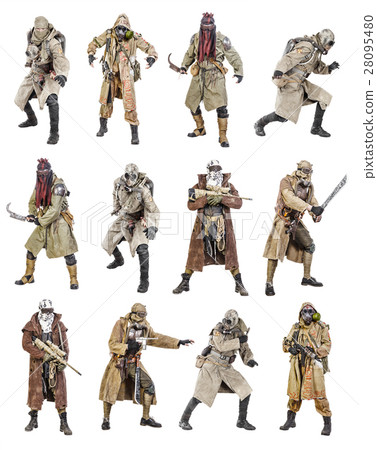 Set of post apocalypse survivors 28095480