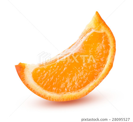 one slice of orange tangerine or Mineola isolated 28095527