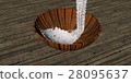 liquid stream on a gray background 28095637