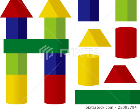 Building block - Stock Illustration [28095794] - PIXTA