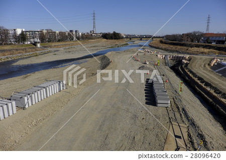 Revetment of the river 28096420