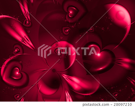 background with red hearts 28097210