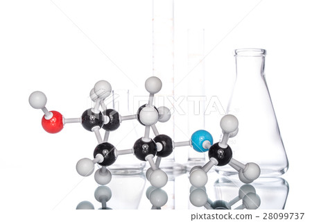 Molecular Structure and Beaker 28099737