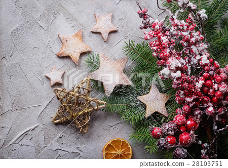 Christmas Star Cookies 28103751