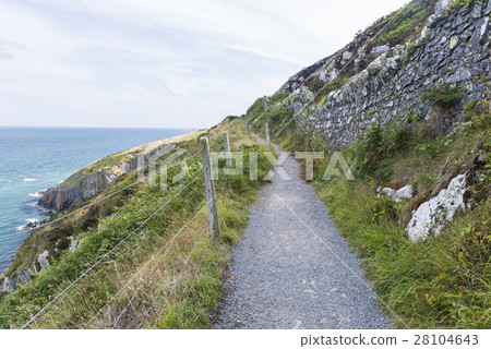 Stone rocks mountain hiking path 28104643