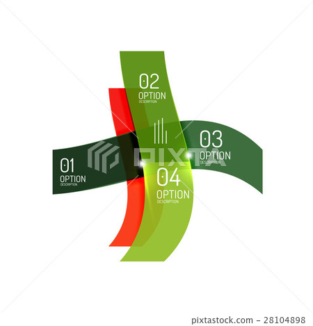 Vector geometric infographic template 28104898