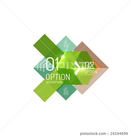 Infographics geometric business template Infographics geometric business template 28104899