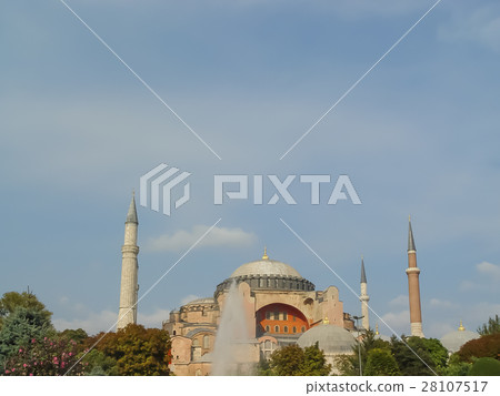 Aya Sofya, now a museum in Istanbul, Turkey 28107517