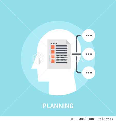 planning icon concept 28107655