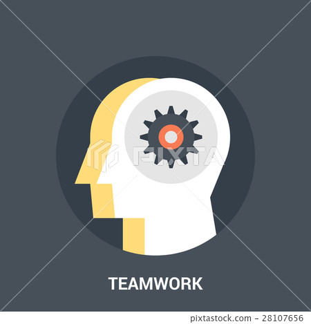teamwork icon concept 28107656
