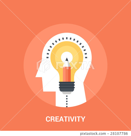 creativity icon concept - Stock Illustration [28107786] - PIXTA