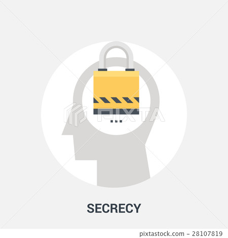 secrecy icon concept 28107819