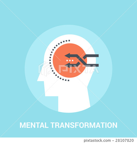 mental transformation icon concept mental transformation icon concept 28107820