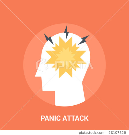 panic attack icon concept 28107826