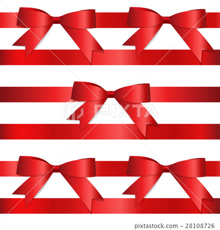 Shiny red ribbon. Vector illustration Shiny red ribbon. Vector illustration 28108726