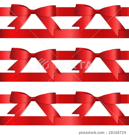Shiny red ribbon. Vector illustration Shiny red ribbon. Vector illustration 28108729