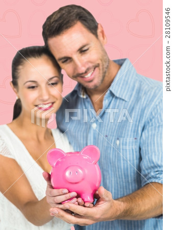 Digital composite of loving couple 28109546