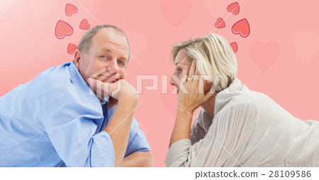 Digital composite of loving couple 28109586