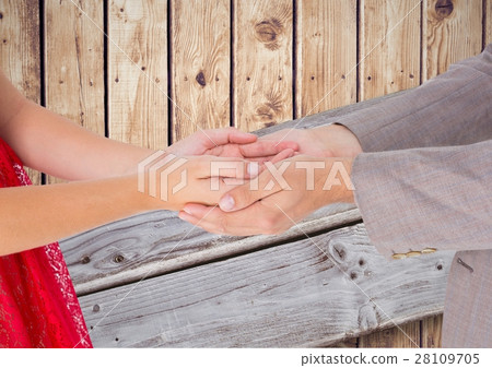 Digital composite of loving couple 28109705