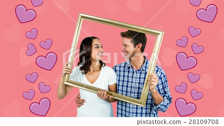Digital composite of loving couple 28109708