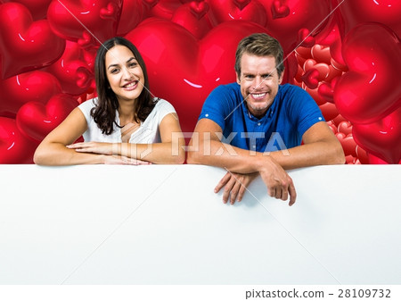 Digital composite of loving couple Digital composite of loving couple 28109732