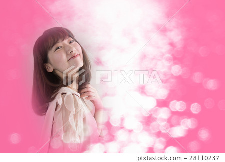 Young female CG synthesis of semi-long hair Young female CG synthesis of semi-long hair 28110237