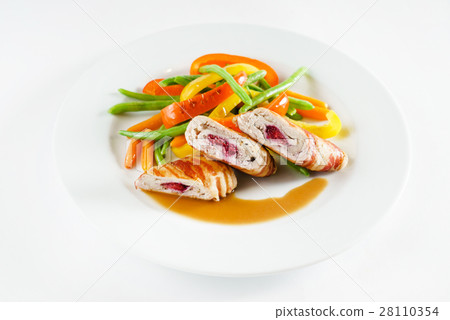 stuffed chicken with vegetables stuffed chicken with vegetables 28110354