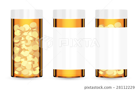 real orange medical pill bottle with pills inside real orange medical pill bottle with pills inside 28112229
