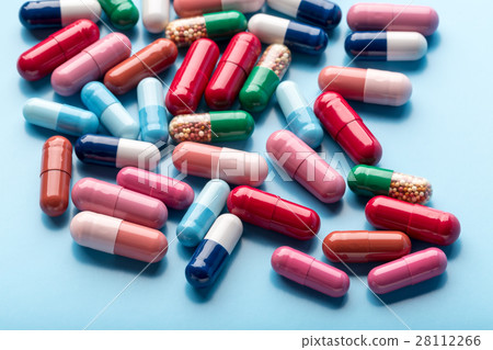 Colorful different medicine capsules Colorful different medicine capsules 28112266