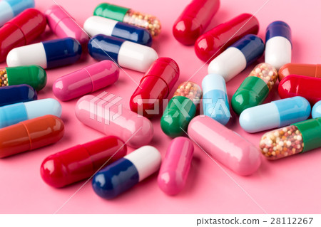 Colorful different medicine capsules Colorful different medicine capsules 28112267