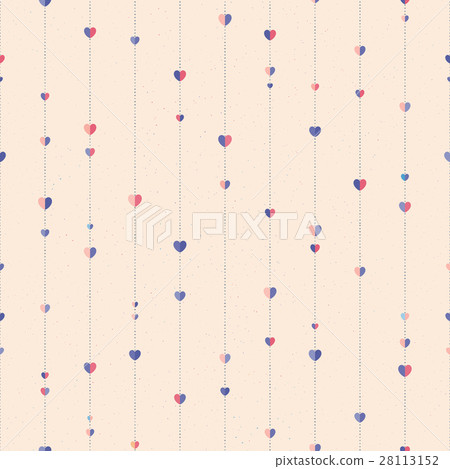 Vector seamless heart pattern on starry texture bg Vector seamless heart pattern on starry texture bg 28113152