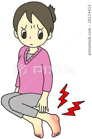 Heel crackle 28114412