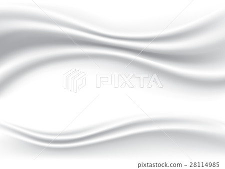 White Wave Silk Fabric Abstract Background, Vector White Wave Silk Fabric Abstract Background, Vector 28114985