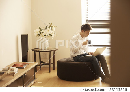 Tower apartment living computer male 28115826