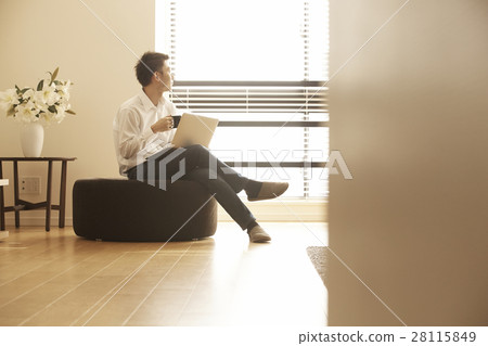 Tower apartment living computer male Tower apartment living computer male 28115849