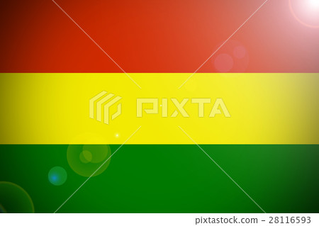Bolivia flag ,Bolivia national flag 3D illustratio 28116593