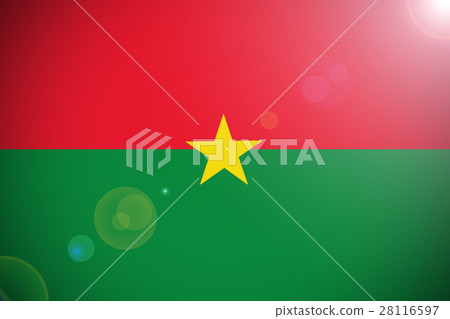 Burkina Faso flag ,Burkina Faso national flag 3D i 28116597