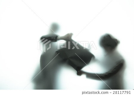 People silhouette negative image People silhouette negative image 28117791