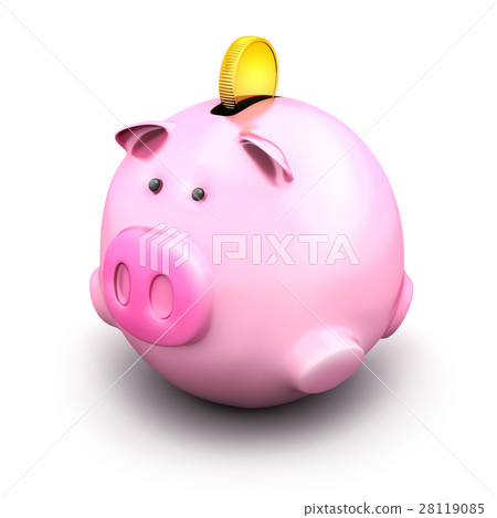 Fat piggy bank Fat piggy bank 28119085