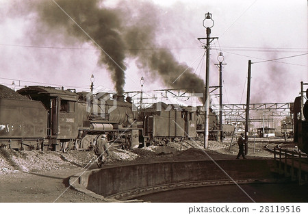 1960年大宮機務段川越線蒸汽機車9600 28119516