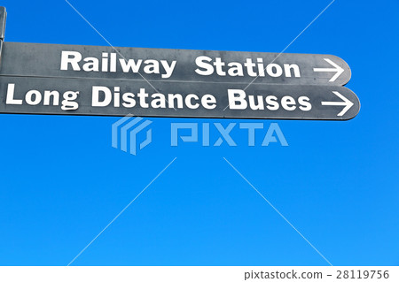 in south africa close up of the    railway symbol 28119756
