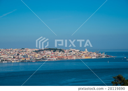 Portugal Lisbon Old city whole view 28119890