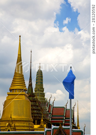 thailand asia    bangkok rain  temple  28120592