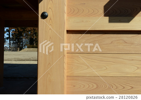 Takasaki-shi Minowa castle ruins Guo Baba West wing gate gate 28120826