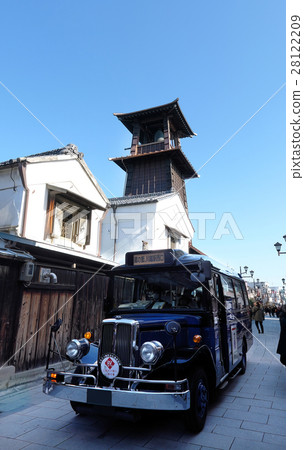 Saitama Prefecture / [Important Traditional Buildings Preservation District] Scenery with a bell at Kawagoe (Kanetsuki-dori) 28122209